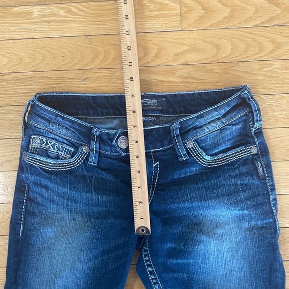 Silver jeans Tuesday size 29 Ankle/crop - Picture 7 of 10